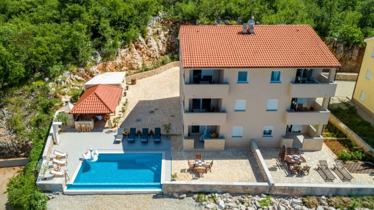 Luxury Villa Allen With Pool Klimno Exteriör bild