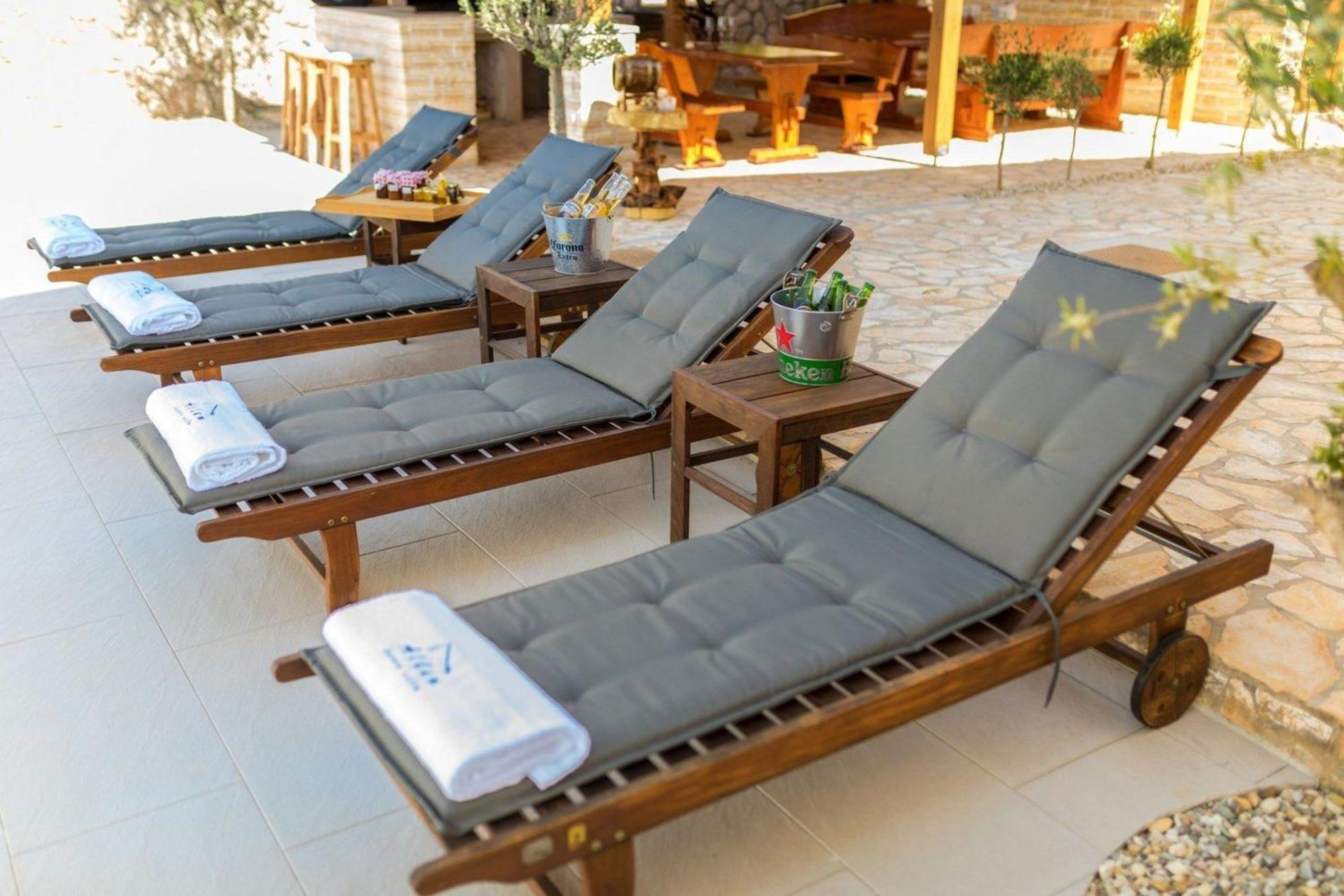 Luxury Villa Allen With Pool Klimno Rum bild
